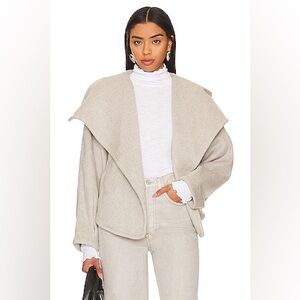 Free People Mina Jacket in Heathered Coffee